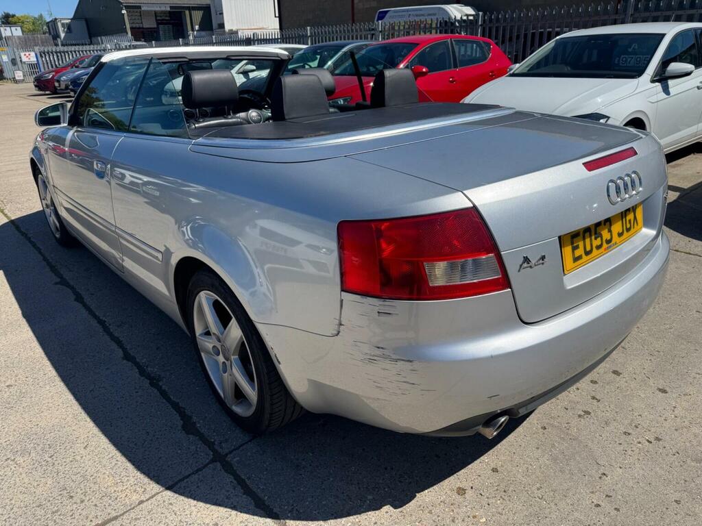 Audi A4 Cabriolet Convertible 1.8T Sport 200353 Silver #6