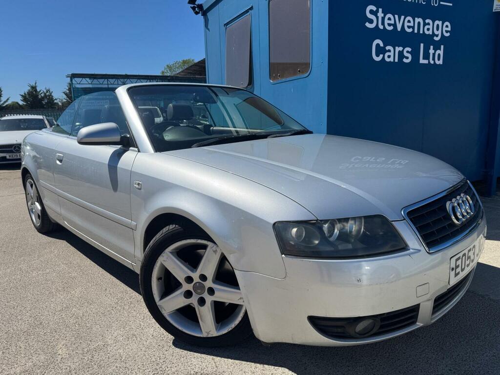 Audi A4 Cabriolet Convertible 1.8T Sport 200353 Silver
