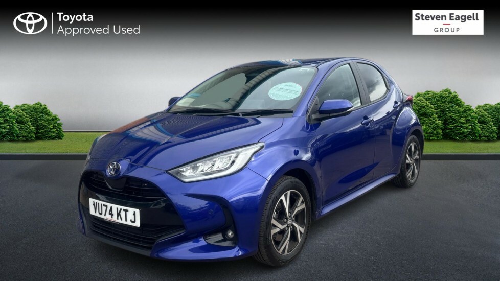 Toyota Yaris 1.5 Vvt-h Design E-cvt Euro 6 Ss VU74KTJ Blue #3