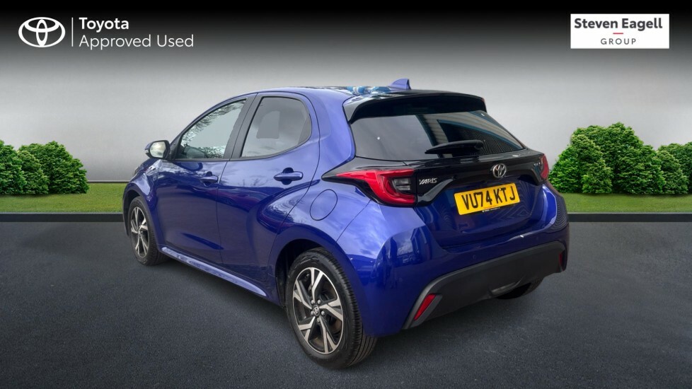 Toyota Yaris 1.5 Vvt-h Design E-cvt Euro 6 Ss VU74KTJ Blue #4
