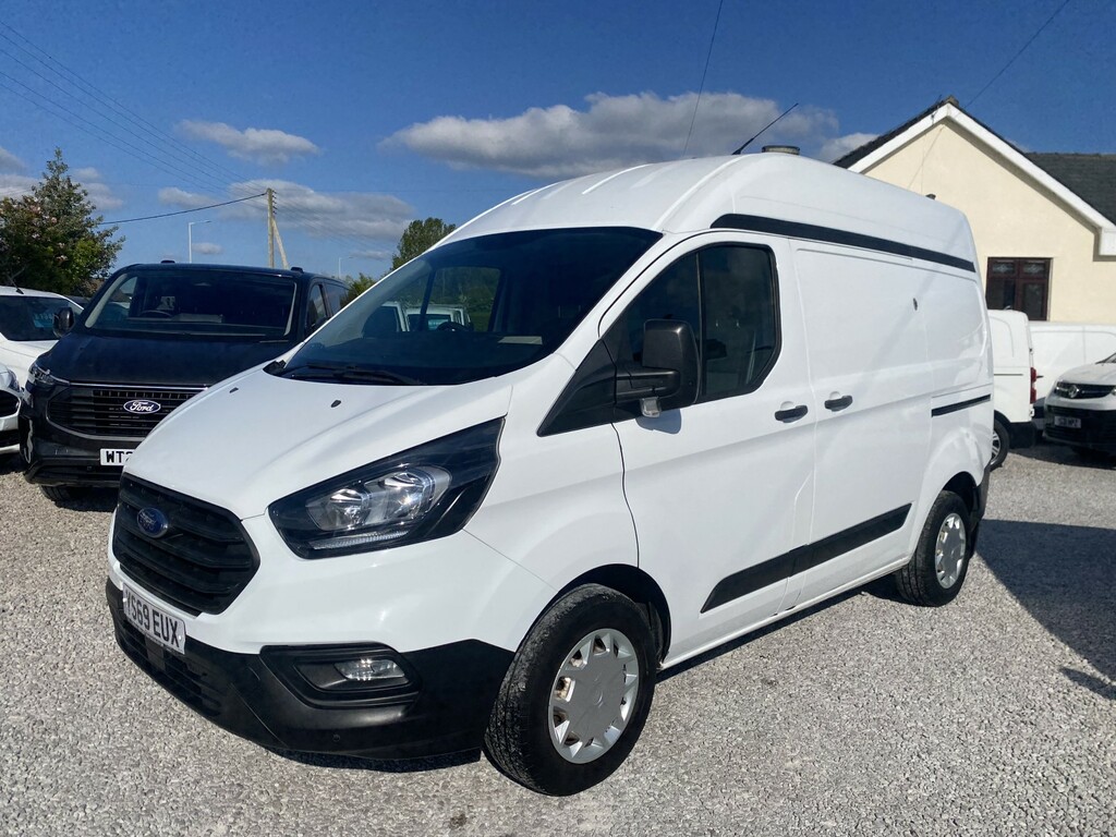 Ford Transit Custom Panel Van 2.0 300 Ecoblue Leader 202069 YS69EUX White #4