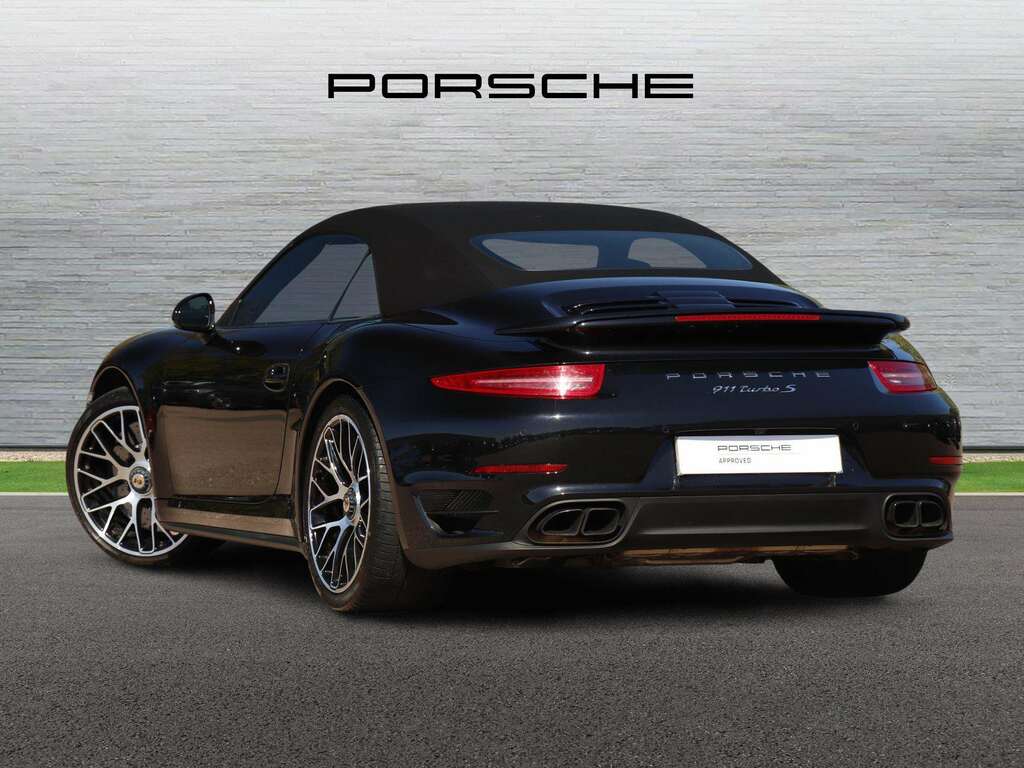 Porsche 911 Turbo S Cabriolet 2015 Black #5