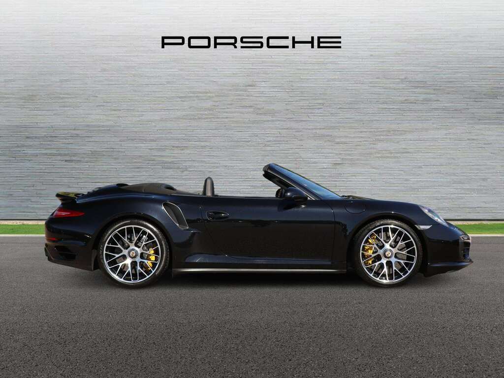 Porsche 911 Turbo S Cabriolet 2015 Black #2