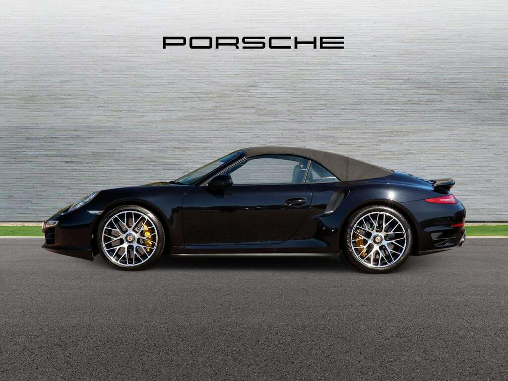 Porsche 911 Turbo S Cabriolet 2015 Black #6