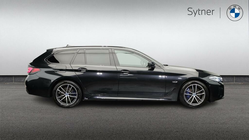 BMW 5 Series 530E M Sport Tech Pack YK23WJT Black #3