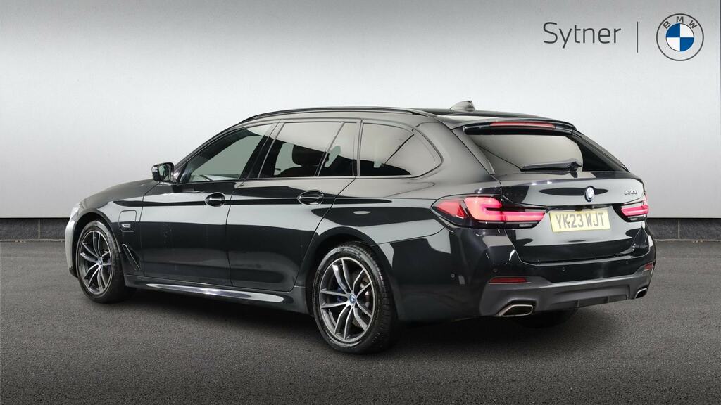 BMW 5 Series 530E M Sport Tech Pack YK23WJT Black #2