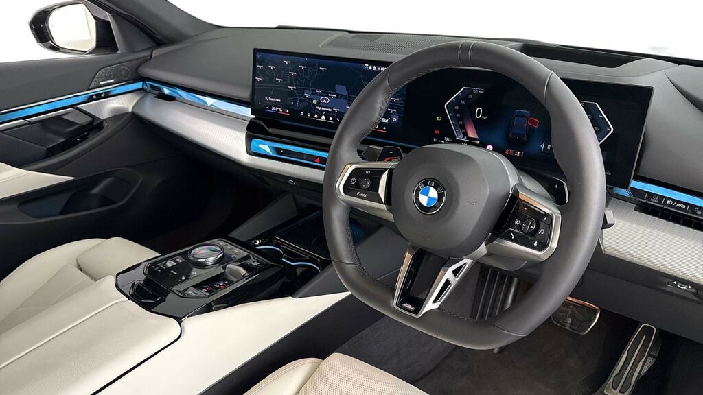 BMW 5 Series 520I M Sport Pro OV75VFH Black #6