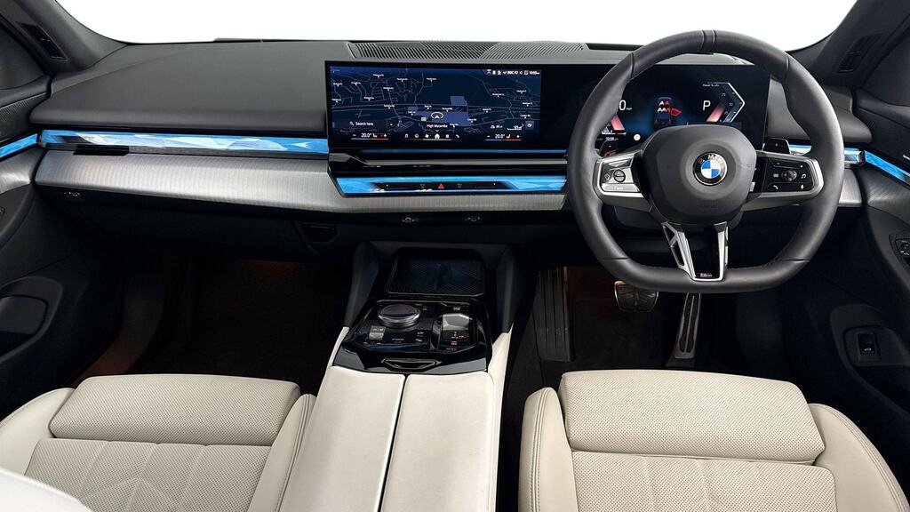 BMW 5 Series 520I M Sport Pro OV75VFH Black #4
