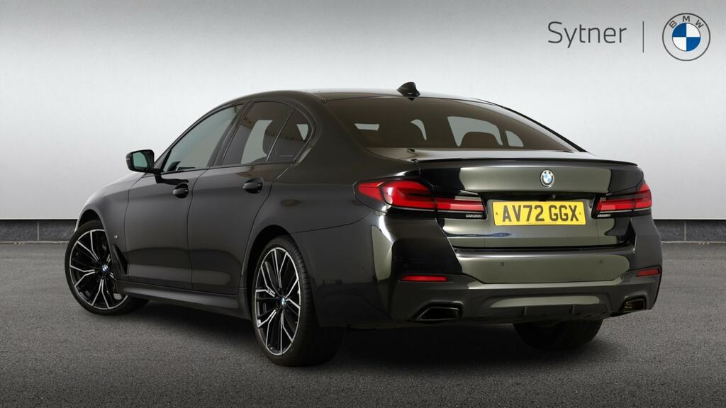 BMW 5 Series 520D Xdrive Mht M Sport Step Pro Pack AV72GGX Black #2