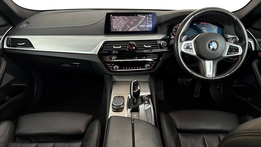 BMW 5 Series 530D M Sport RX69JWL Black #6