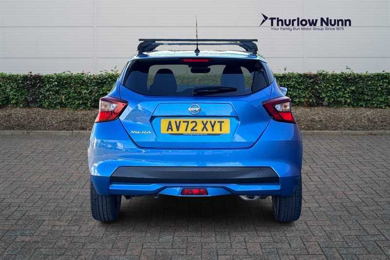 Nissan Micra 1.0 Ig-t Tekna Hatchback Euro 6 AV72XYT Blue #4