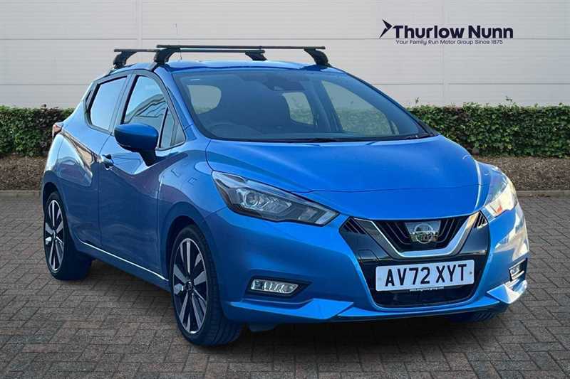 Nissan Micra 1.0 Ig-t Tekna Hatchback Euro 6 Blue