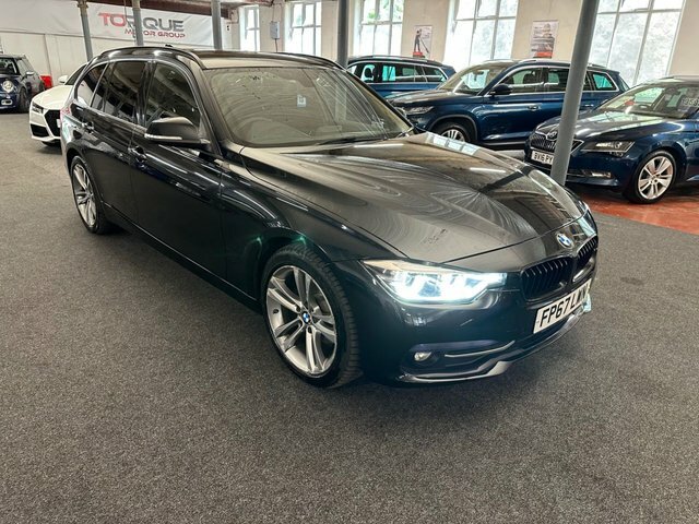 BMW 3 Series 2.0 320D Sport Touring Euro 6 S FP67LWN Black #3