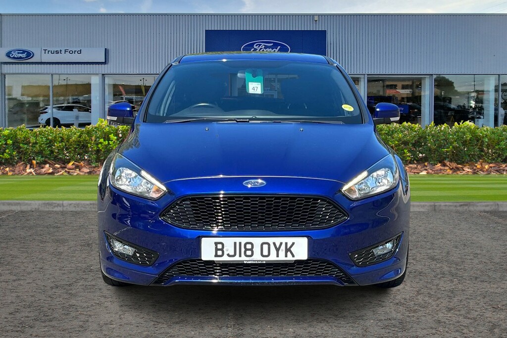 Ford Focus 1.0 Ecoboost 140 St-line Navigation BJ18OYK Blue #6