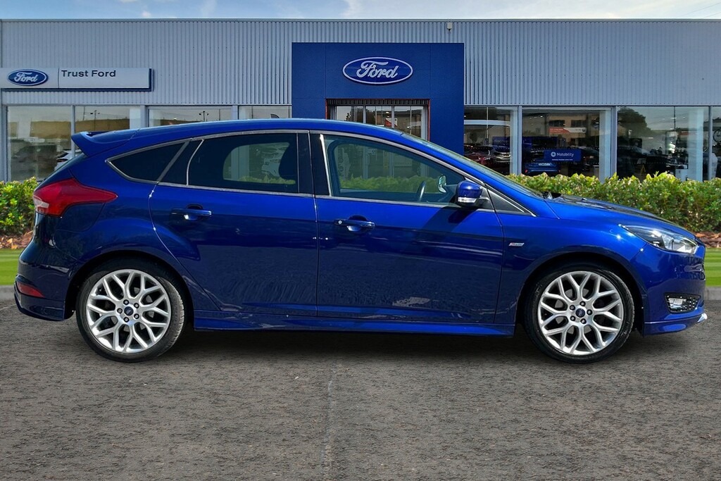 Ford Focus 1.0 Ecoboost 140 St-line Navigation BJ18OYK Blue #3