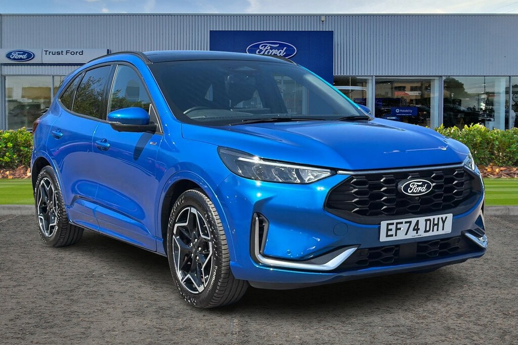 Ford Kuga 2.5 Fhev St-line X Cvt With Front Rear Senso Blue