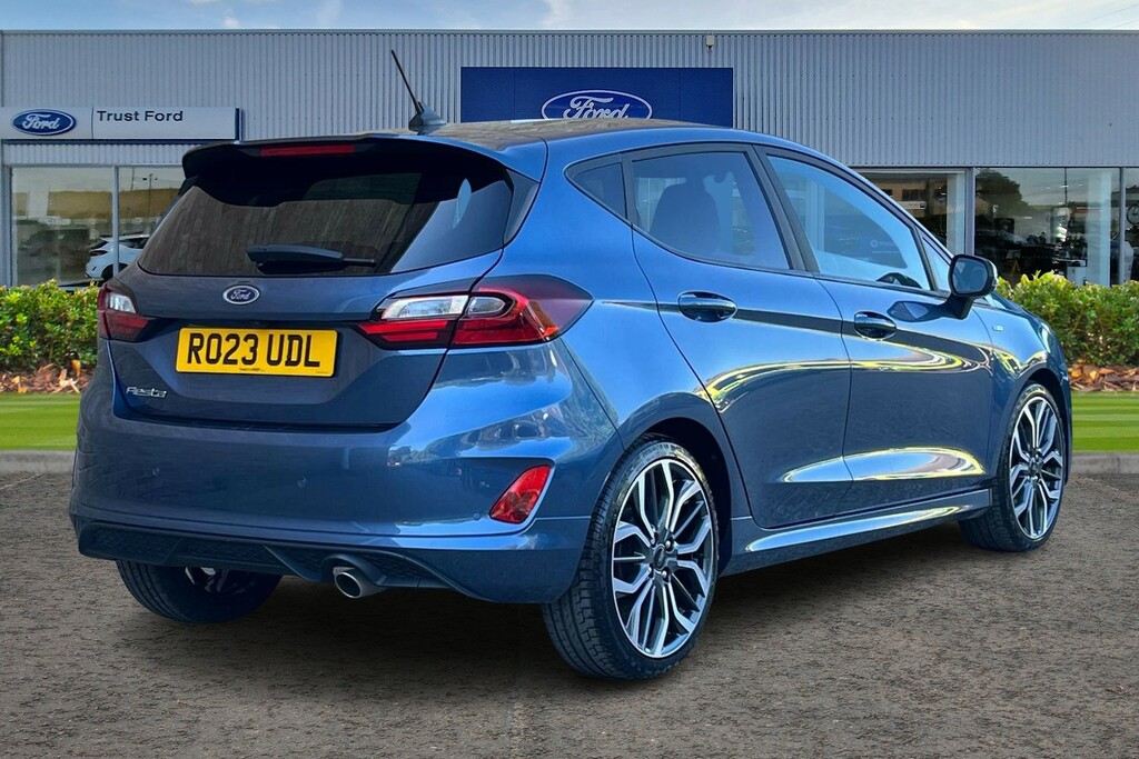 Ford Fiesta 1.0T Ecoboost St-line X Hatchback Manua RO23UDL Blue #4