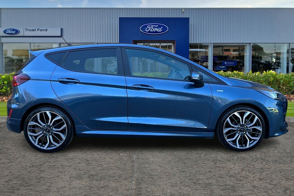 Ford Fiesta 1.0T Ecoboost St-line X Hatchback Manua RO23UDL Blue #3
