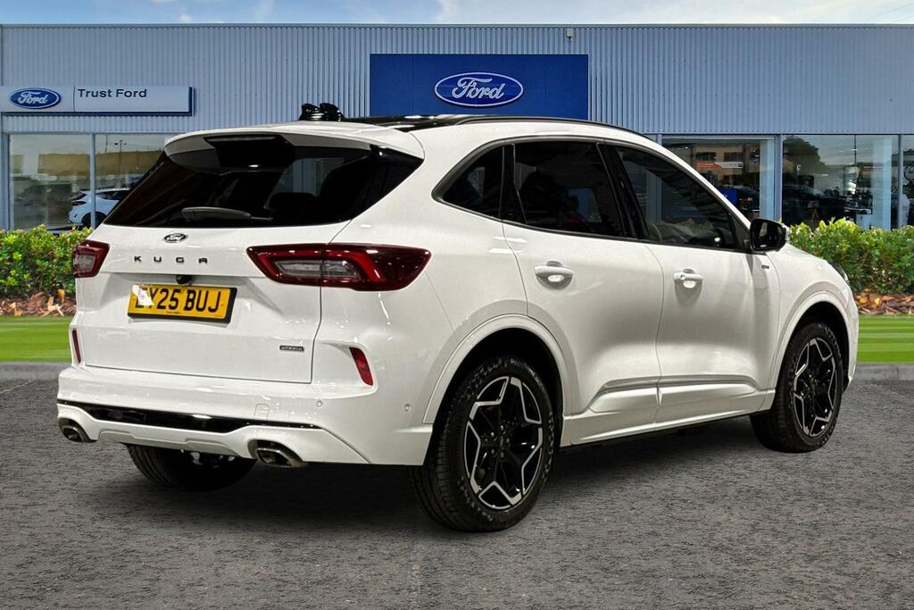 Ford Kuga 2.5 Duratec 14.4Kwh St-line X Suv Plug- EY25BUJ White #4