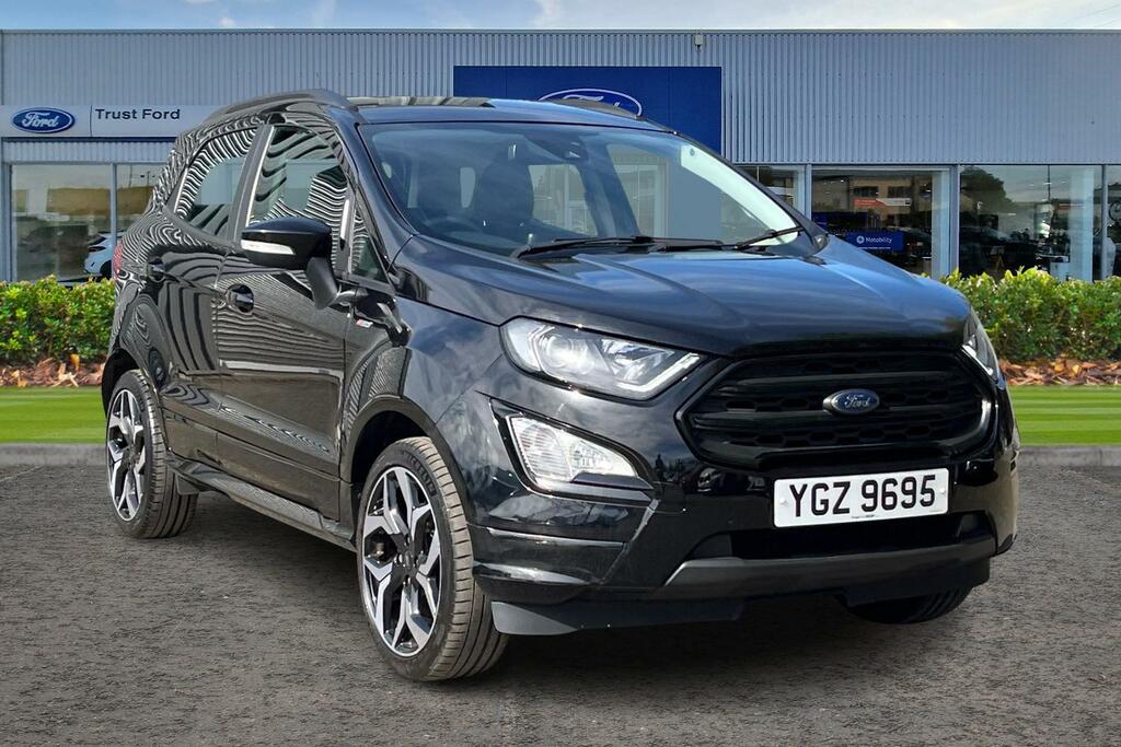 Ford Ecosport 1.0 Ecoboost 125 St-line - Sat Nav Ambient Int Black