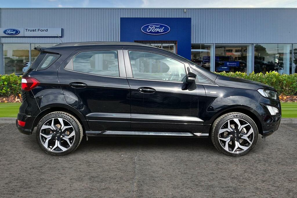 Ford Ecosport 1.0 Ecoboost 125 St-line - Sat Nav Ambient Int YGZ9695 Black #3