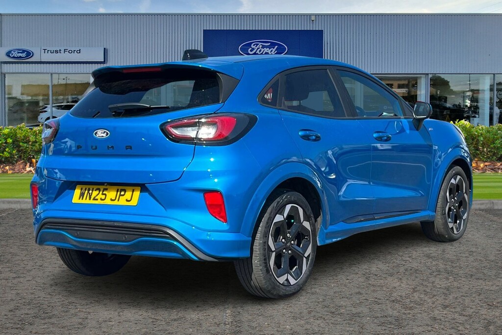 Ford Puma 1.0 Ecoboost Hybrid Mhev 155 St-line X Dct WN25JPJ Blue #4