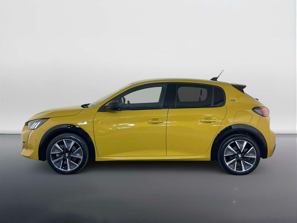 Peugeot e-208 50Kwh Gt Hatchback 7Kw Charger CE72RVR Yellow #5