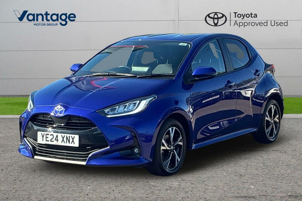 Toyota Yaris 1.5 Vvt-h Design E-cvt Euro 6 Ss YE24XNX Blue #3