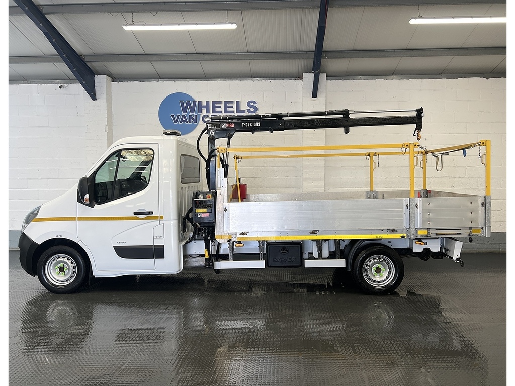 Vauxhall Movano Cdti 3500 Biturbo 2.3 Dropside White #2