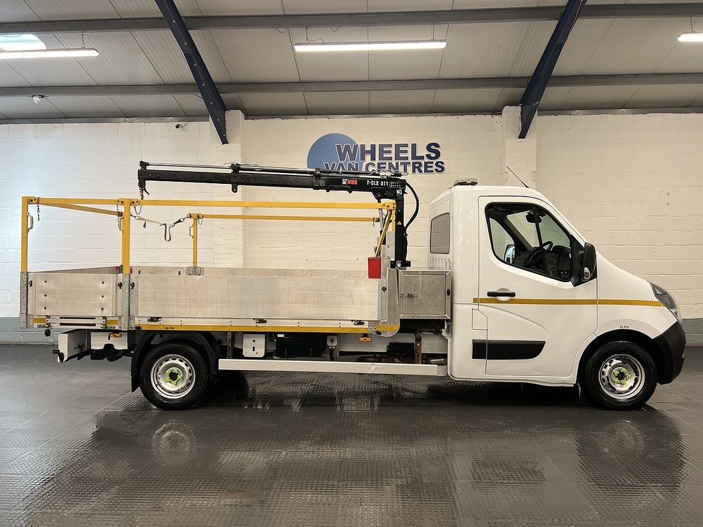 Vauxhall Movano Cdti 3500 Biturbo 2.3 Dropside White #3