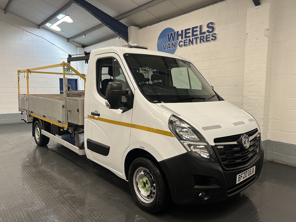 Vauxhall Movano Cdti 3500 Biturbo 2.3 Dropside White #4