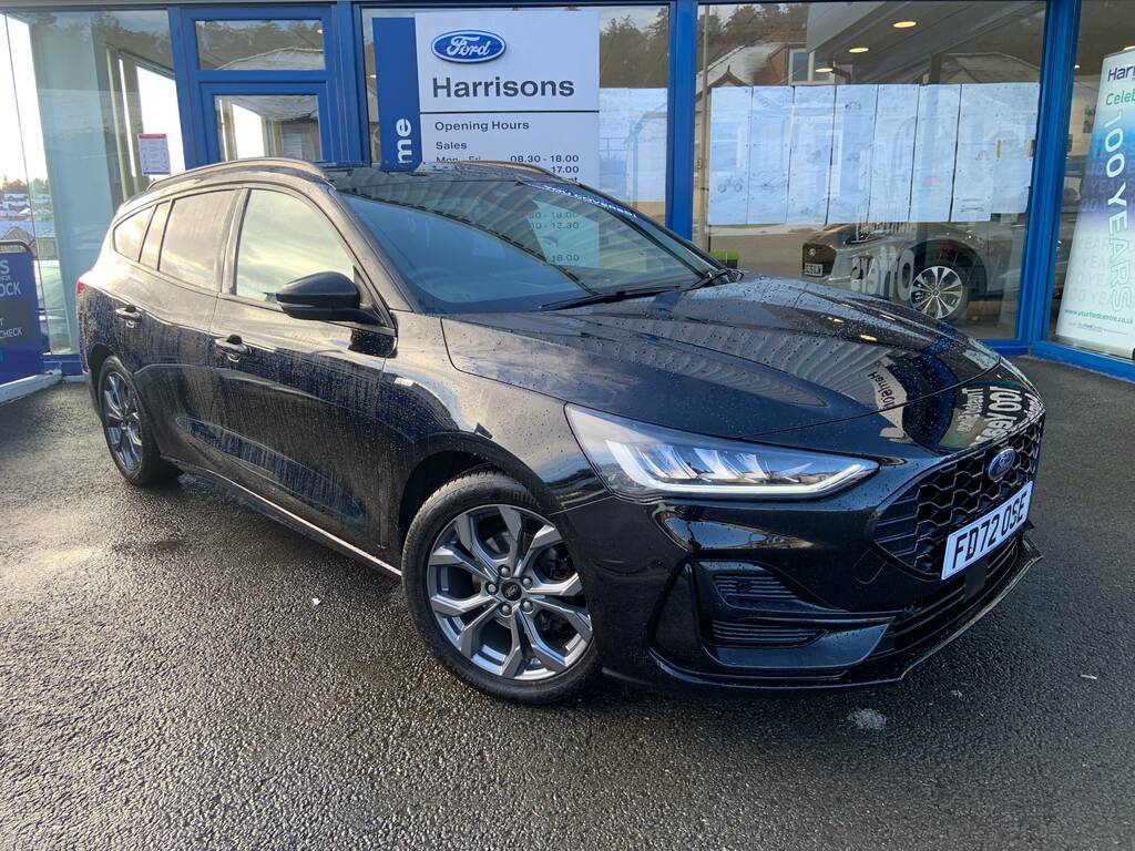 Ford Focus 1.0 Ecoboost St-line 125Ps Estate FD72OSE Black #2