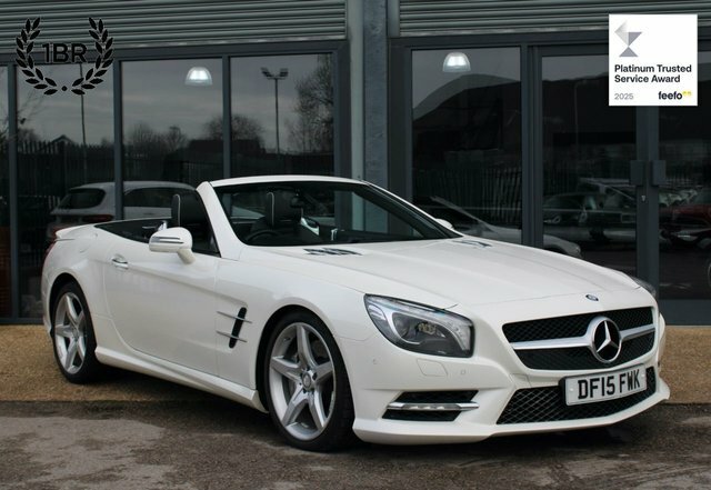 Mercedes-Benz SL Class 3.0 Sl400 Amg Sport Convertible G-troni White