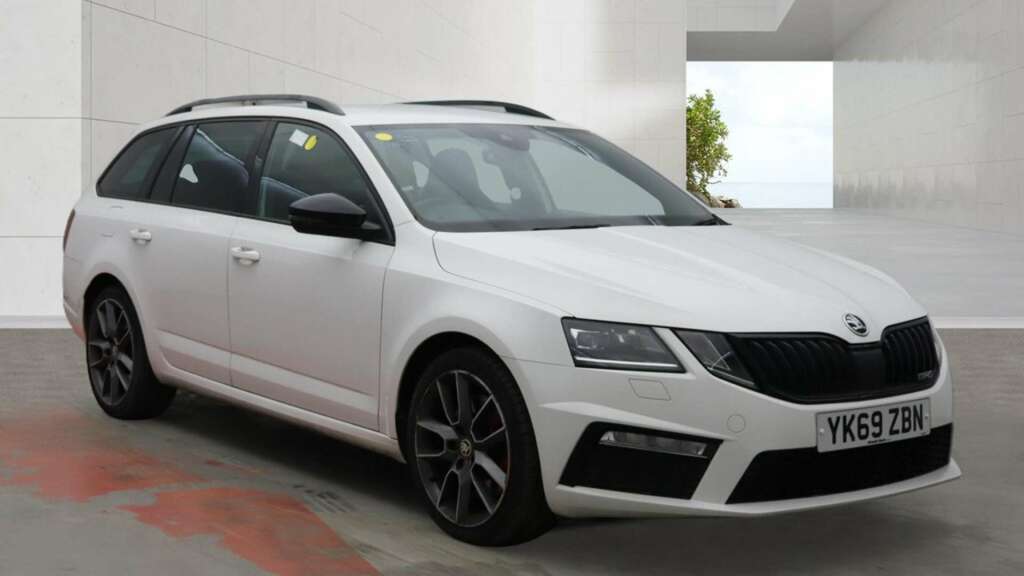 Skoda Octavia 2.0 Tsi Gpf Vrs Estate Dsg Euro 6 Ss White