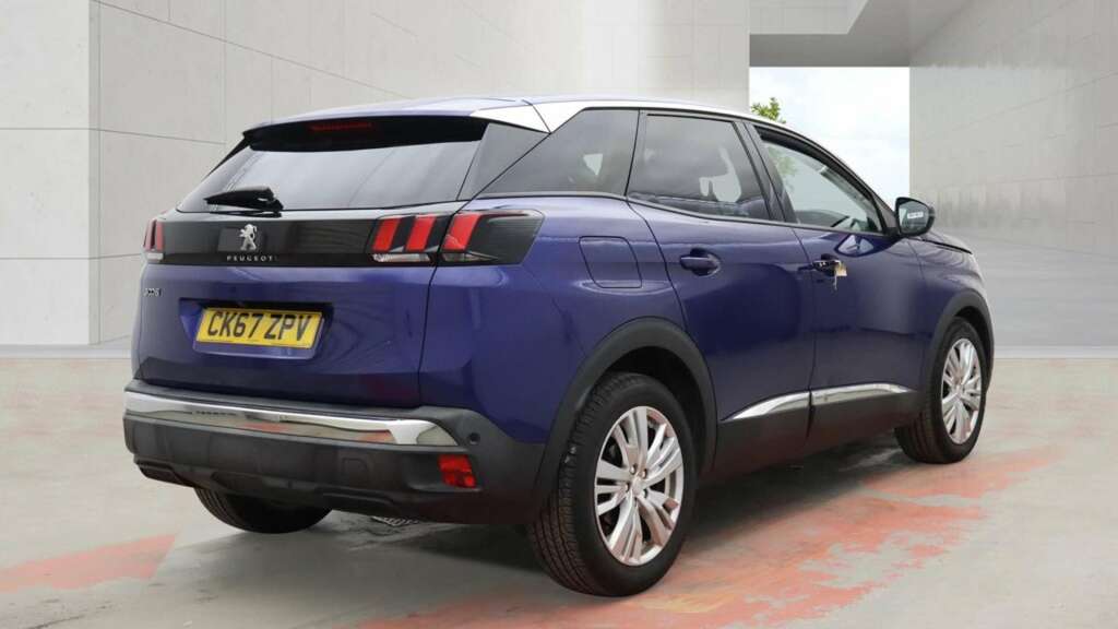 Peugeot 3008 1.2 Puretech Allure Suv Eat Euro 6 Ss CK67ZPV Blue #4