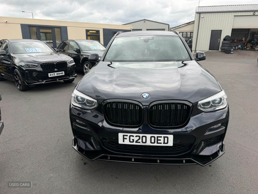 BMW X3 Xdrive20d M Sport Step FG20OED Black #4