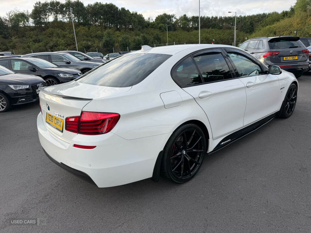 BMW 5 Series 520D 190 M Sport Step YE16ORX White #3