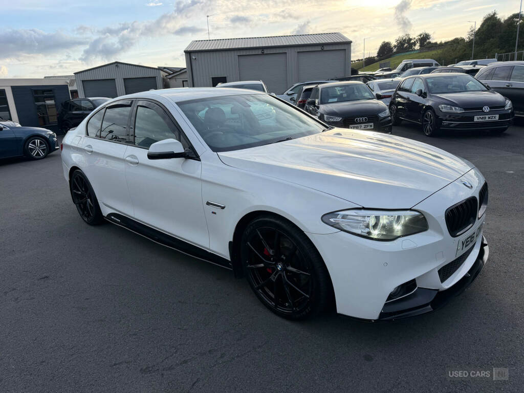 BMW 5 Series 520D 190 M Sport Step YE16ORX White #5