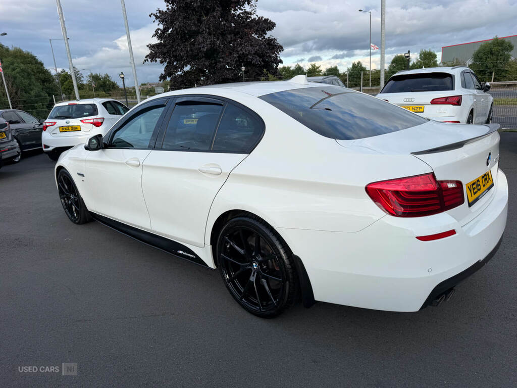BMW 5 Series 520D 190 M Sport Step YE16ORX White #2