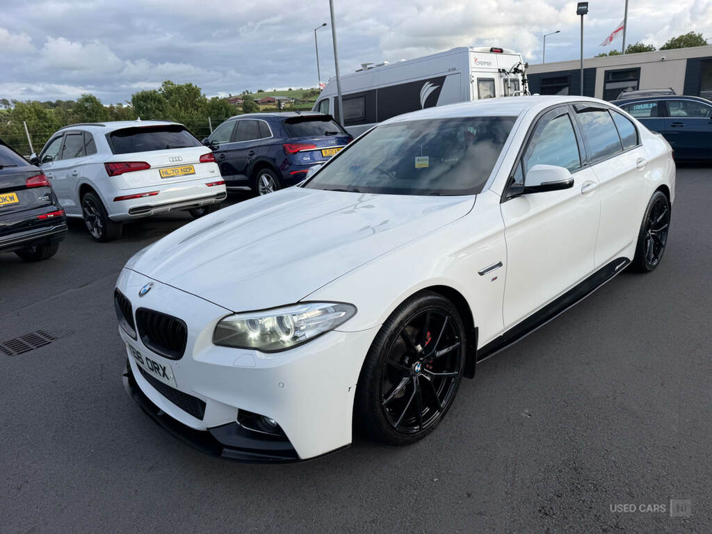 BMW 5 Series 520D 190 M Sport Step White