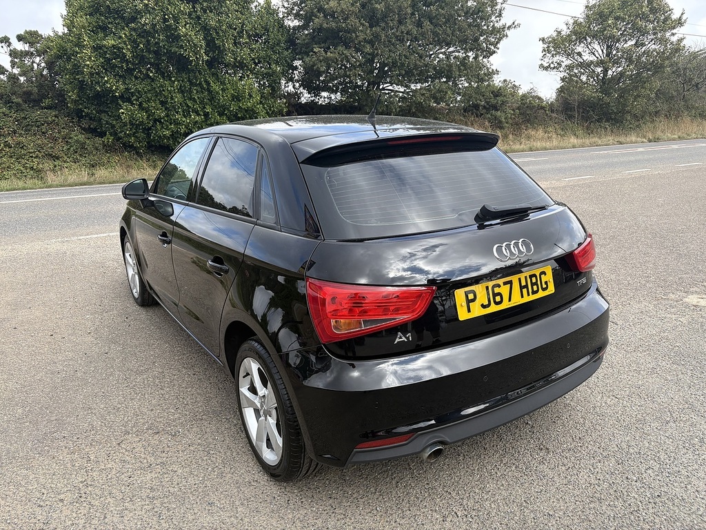 Audi A1 Tfsi Sport PJ67HBG Black #4