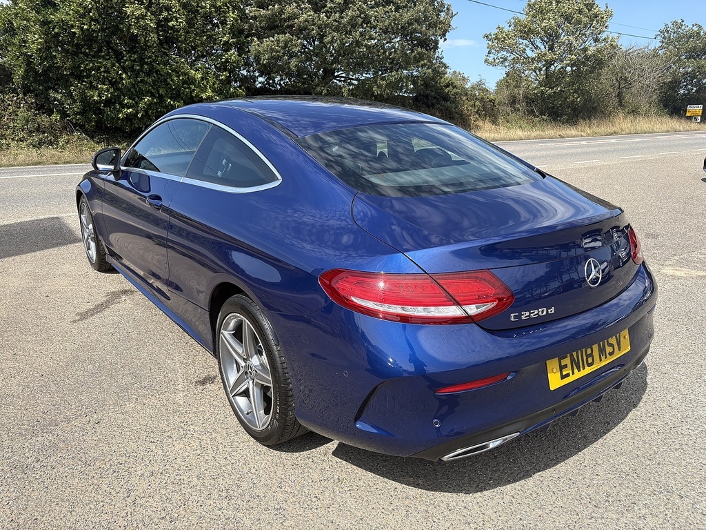 Mercedes-Benz C Class C220d Amg Line EN18MSV Blue #2