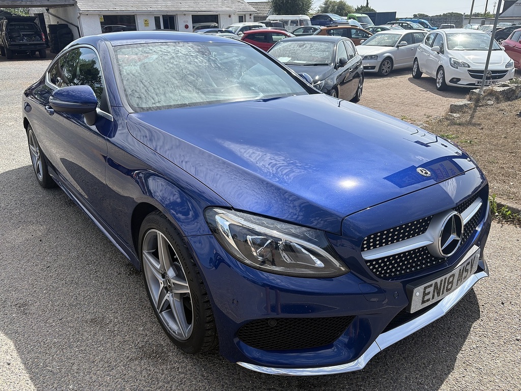 Mercedes-Benz C Class C220d Amg Line EN18MSV Blue #3