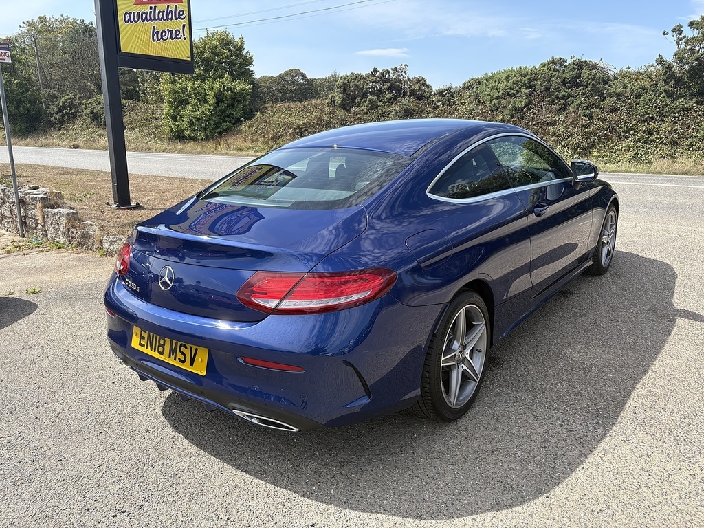 Mercedes-Benz C Class C220d Amg Line EN18MSV Blue #4