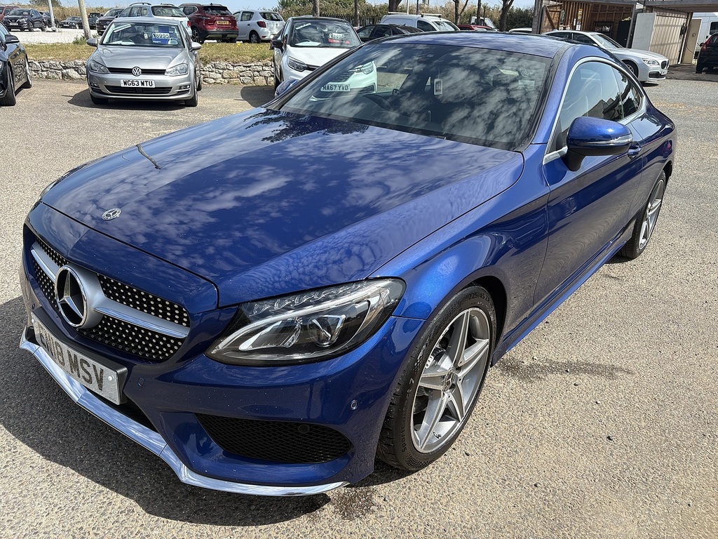 Mercedes-Benz C Class C220d Amg Line Blue