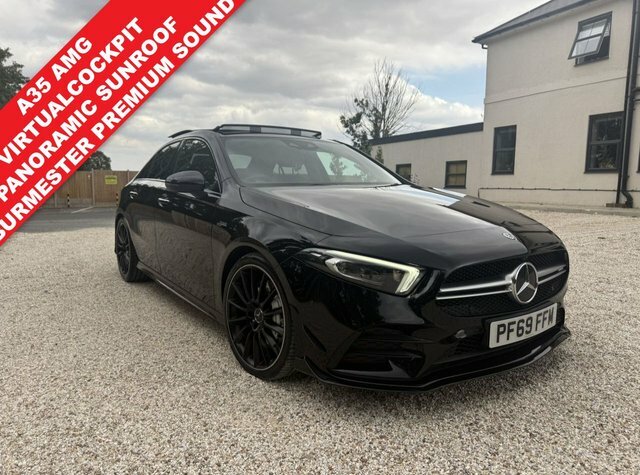 Mercedes-Benz A Class 2.0 A35 Amg Premium Plus Saloon Spds Black