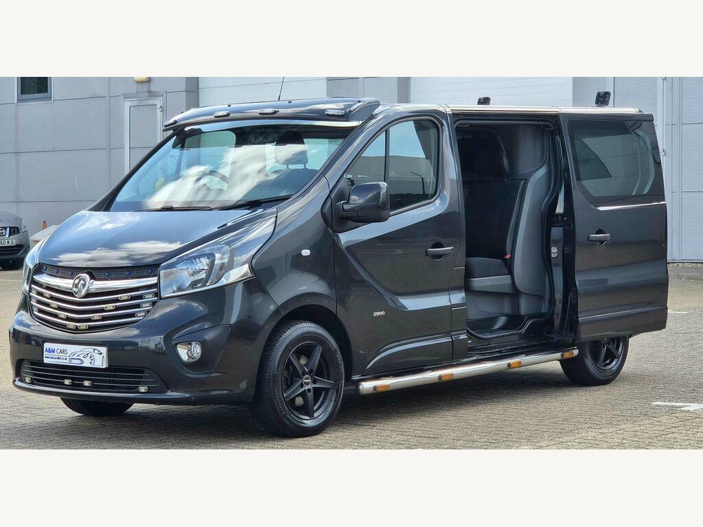 Vauxhall Vivaro 1.6 Cdti 2900 Biturbo Sportive Crew Van L1 H1 Euro Black #3