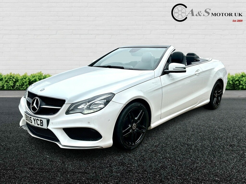 Mercedes-Benz E Class Convertible 2.1 E220 Bluetec Amg Line 201515 White