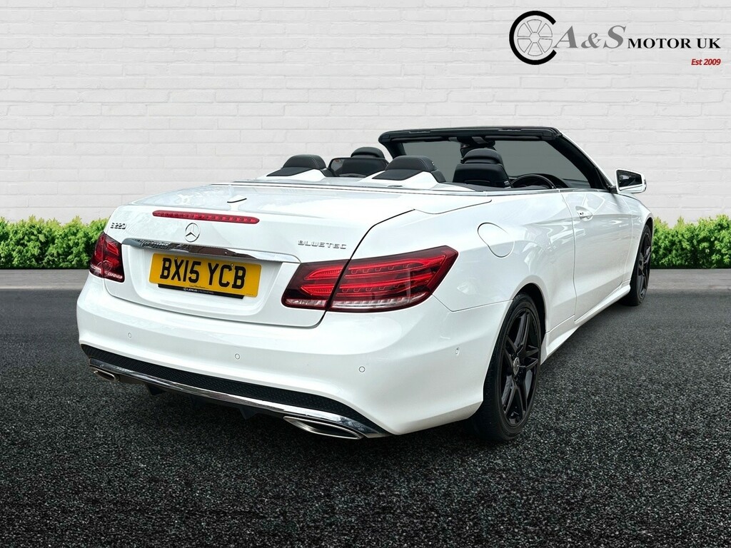 Mercedes-Benz E Class Convertible 2.1 E220 Bluetec Amg Line 201515 BX15YCB White #4