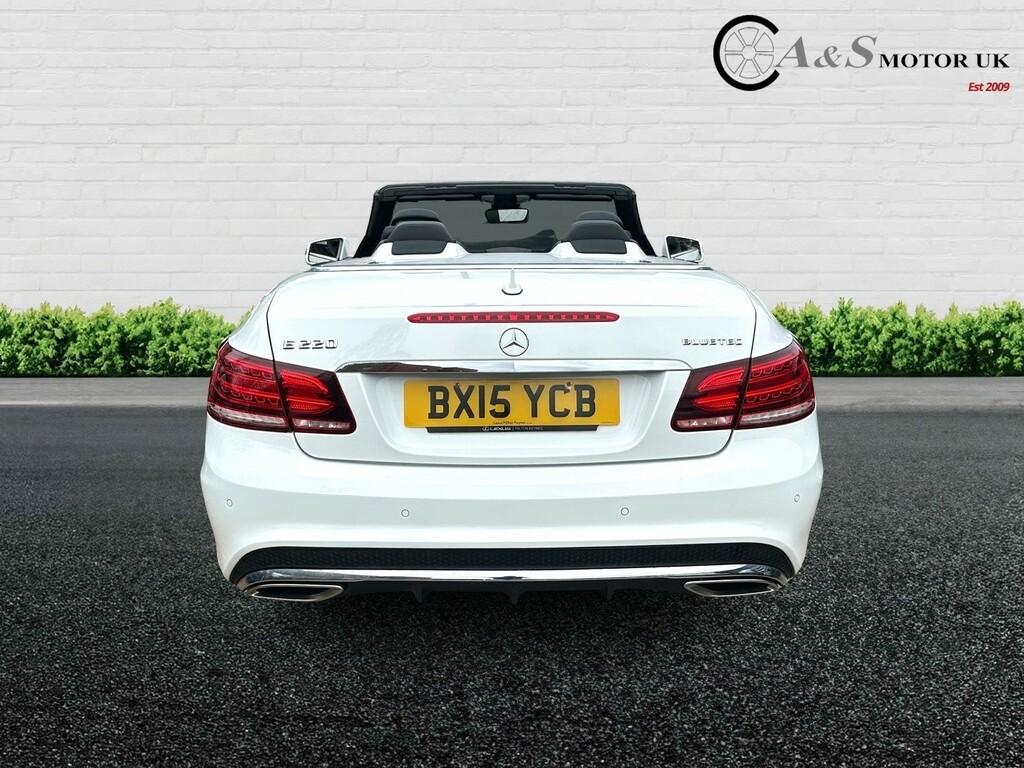 Mercedes-Benz E Class Convertible 2.1 E220 Bluetec Amg Line 201515 BX15YCB White #5